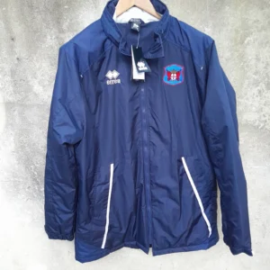 Carlisle United navy long football bench coat / jacket. XXL mens. Bnwt