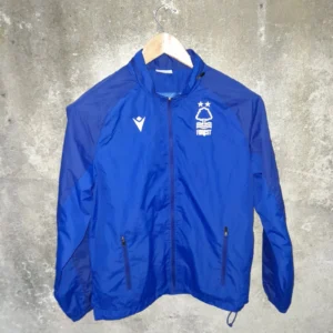 Nottingham Forest blue lightweight training football jacket. Small mens