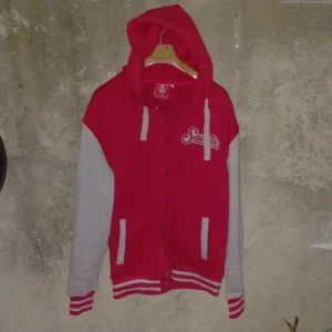 Southampton red football varsity jacket/ jersey. Medium mens. warmup top