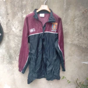Aston Villa early 90s players training football rain jacket. Medium mens. Asics