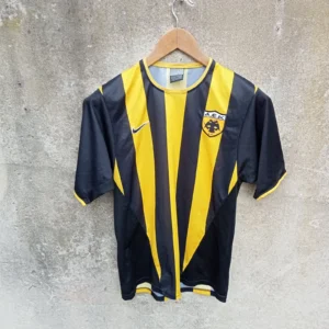 AEK Athens 2003-04 home football shirt / jersey. Small mens.