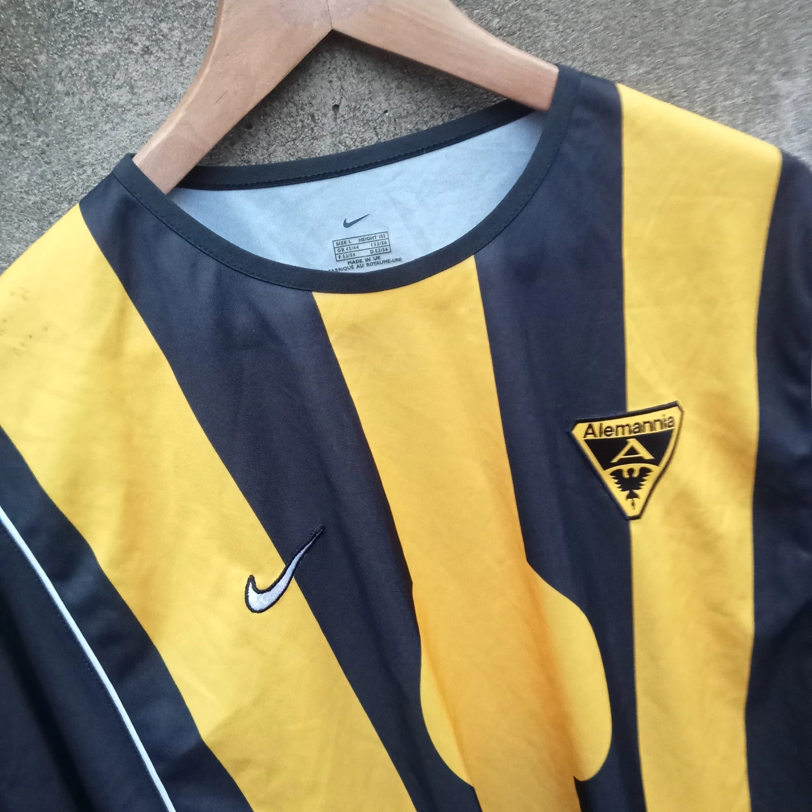 Alemannia Aachen 2001-02 Home football shirt | jersey, Mens Large BNWT - Image 4