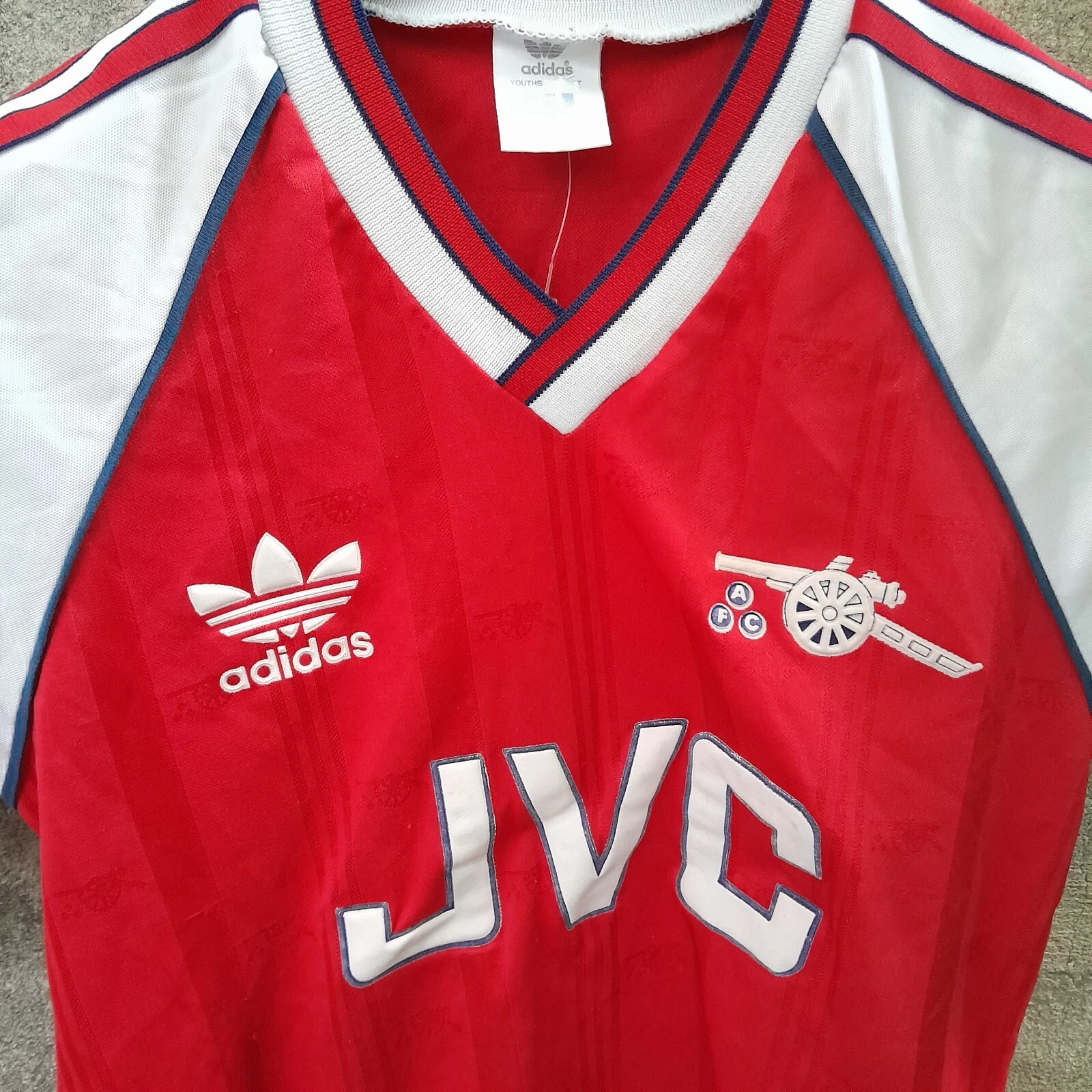 Arsenal 1988-89 home football shirt / jersey. Large boys / ladies - Image 2