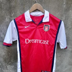 Arsenal 1999-2000 home football shirt / jersey. large boys
