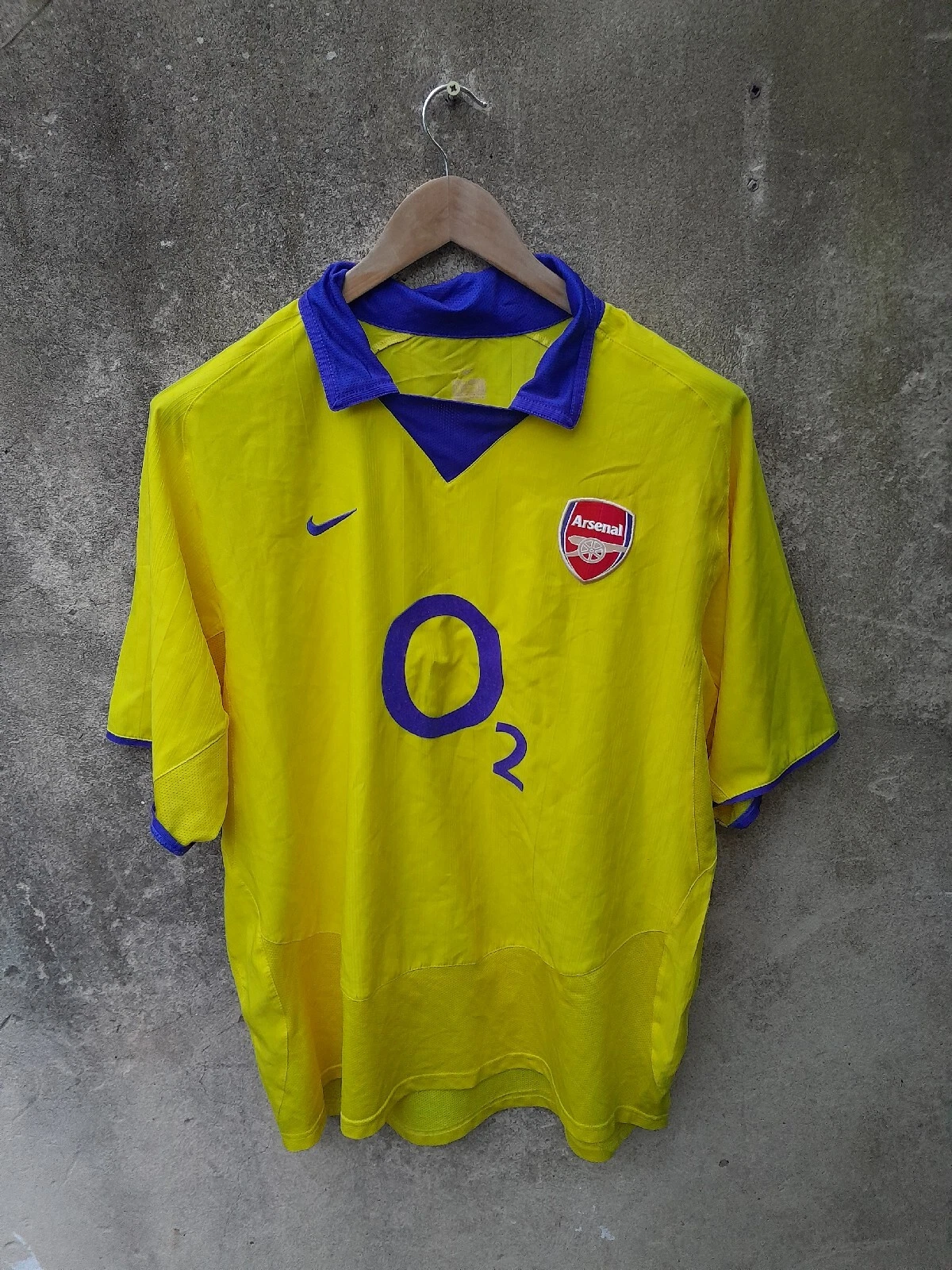 Arsenal 2003-04 away football shirt / jersey. Large mens. Invincibles