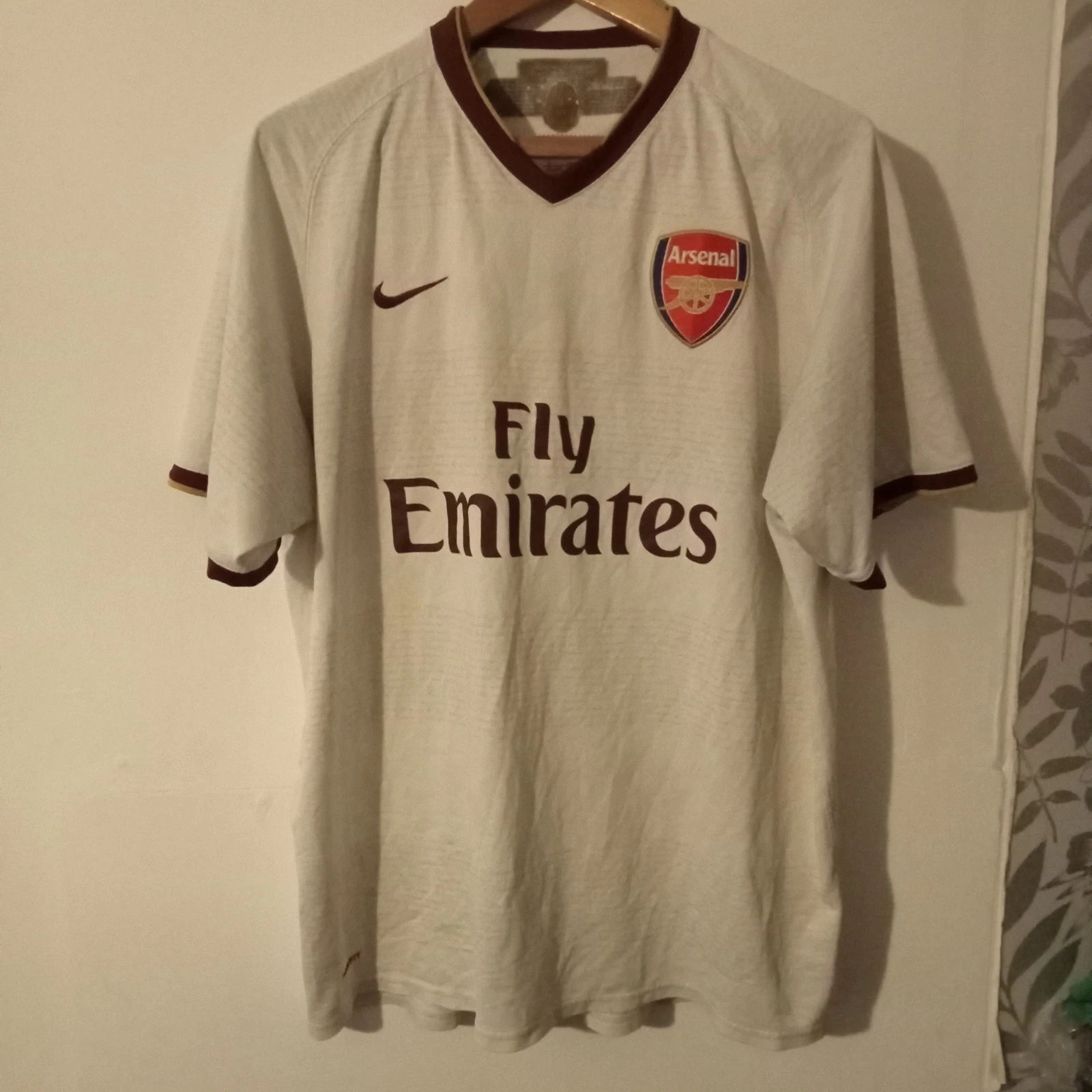 Arsenal 2007-08 Away football shirt | jersey, Mens XL