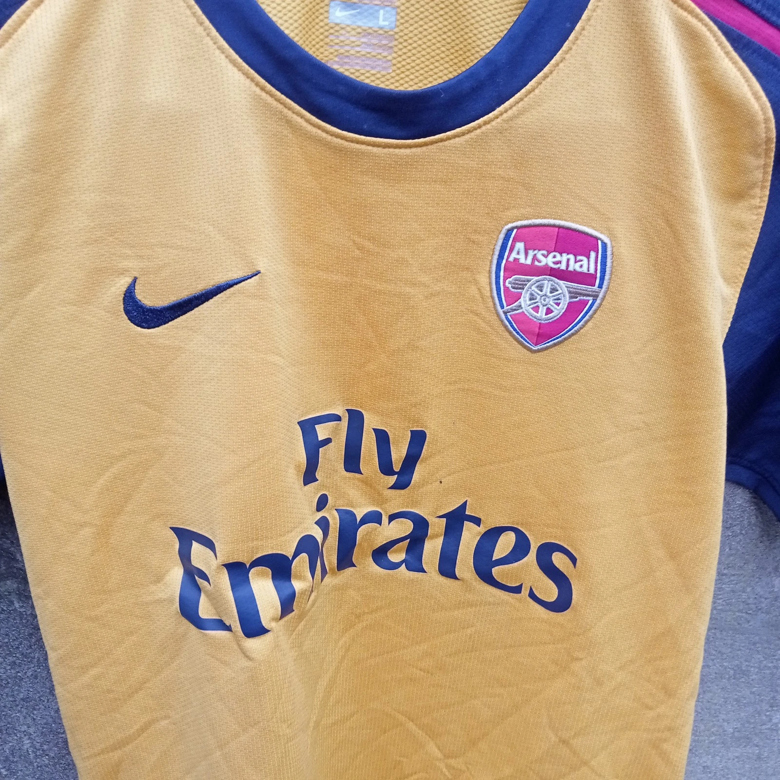 Arsenal 2008-09 away football shirt | jersey, Boys large 12-13 years - Image 2