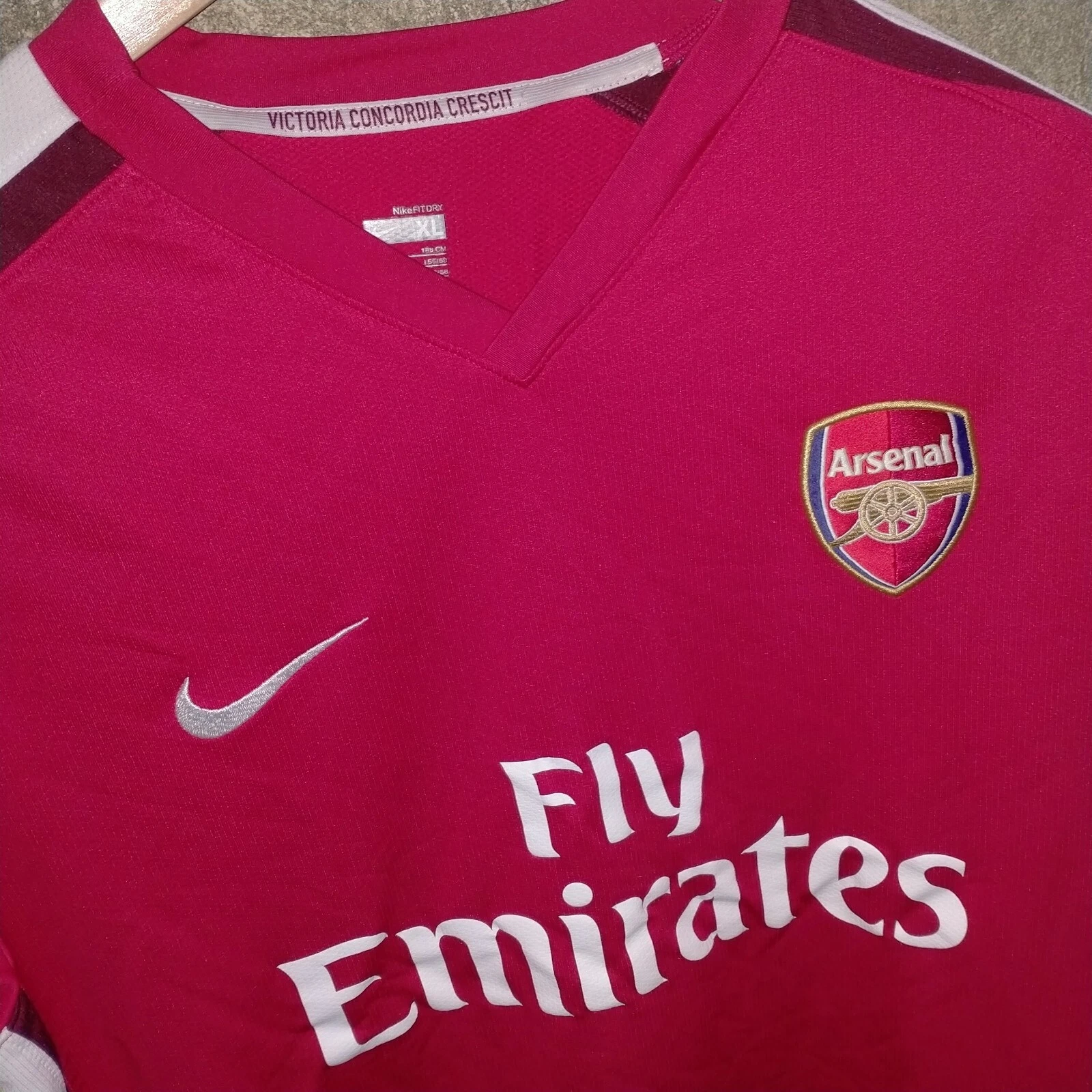Arsenal 2008-10 home football shirt / jersey. XL mens. Long sleeves. - Image 2