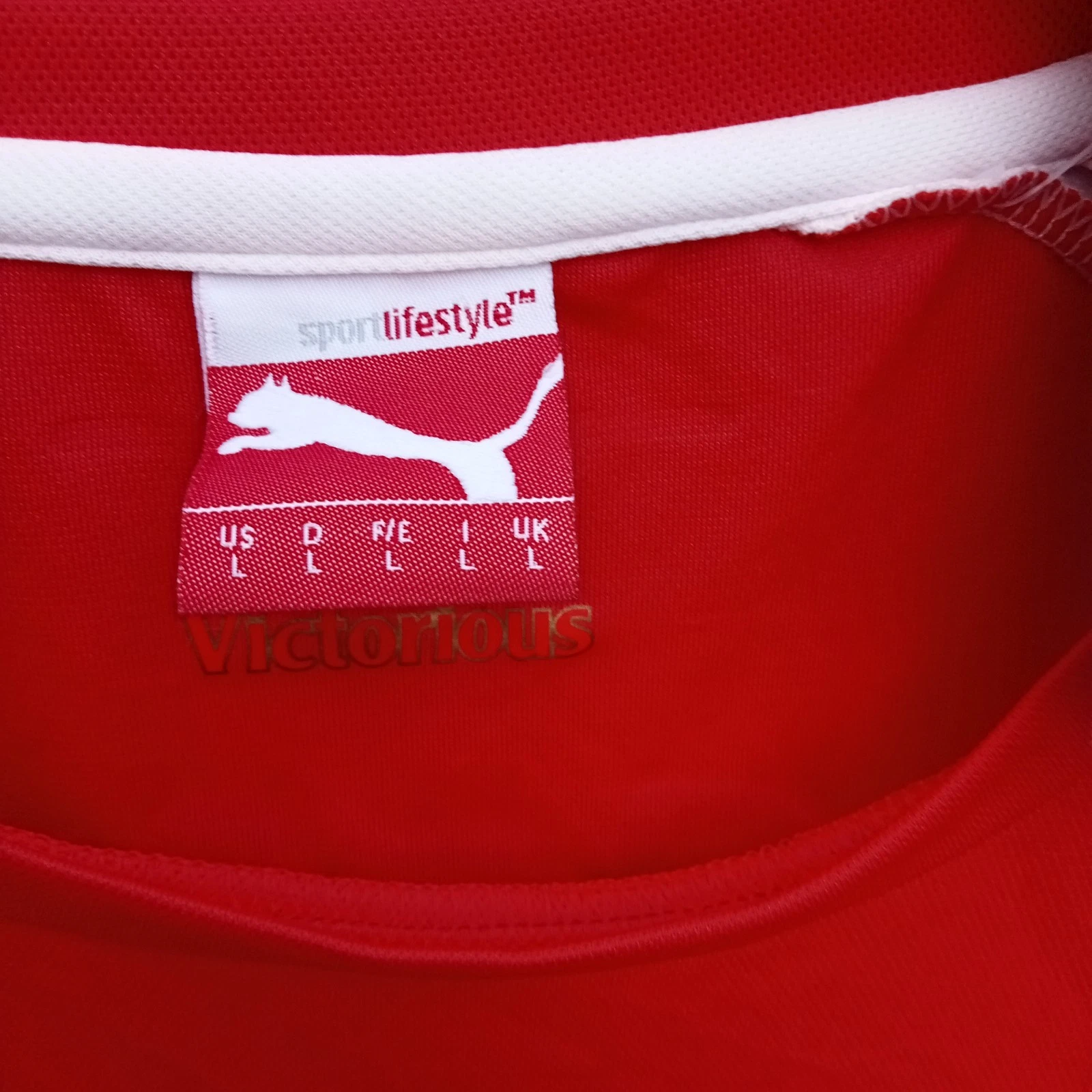 Arsenal 2014-15 home football shirt / jersey. Large mens. Wilshere 10 - Image 6
