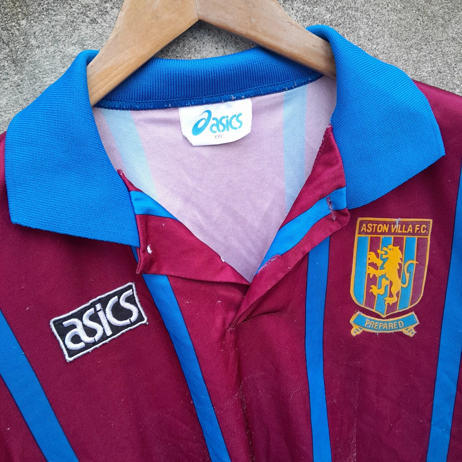 Aston Villa 1993-95 home football shirt / jersey, xxl mens - Image 2