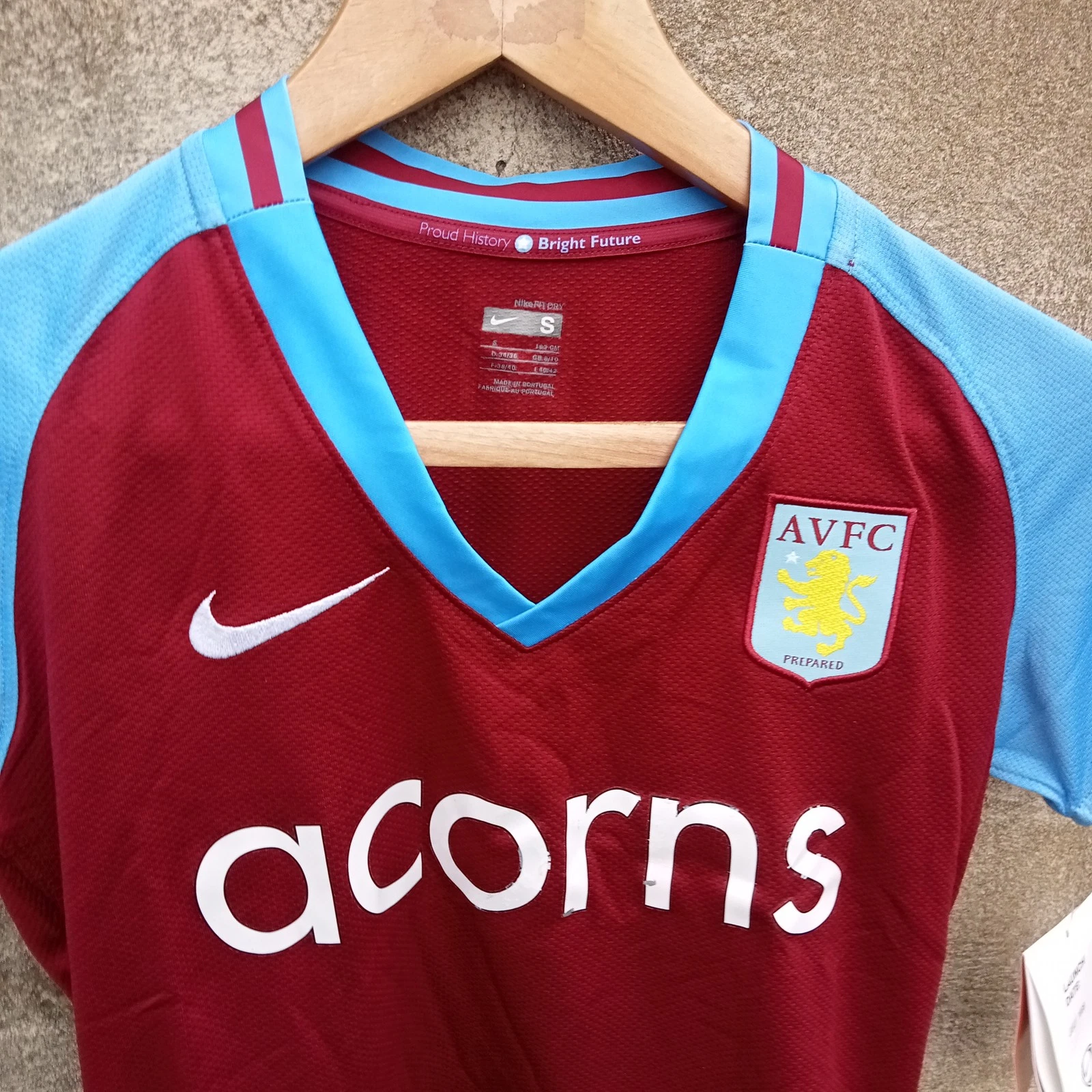 Aston Villa 2008-09 Home football shirt , jersey, Ladies size 8-10 BNWT - Image 2