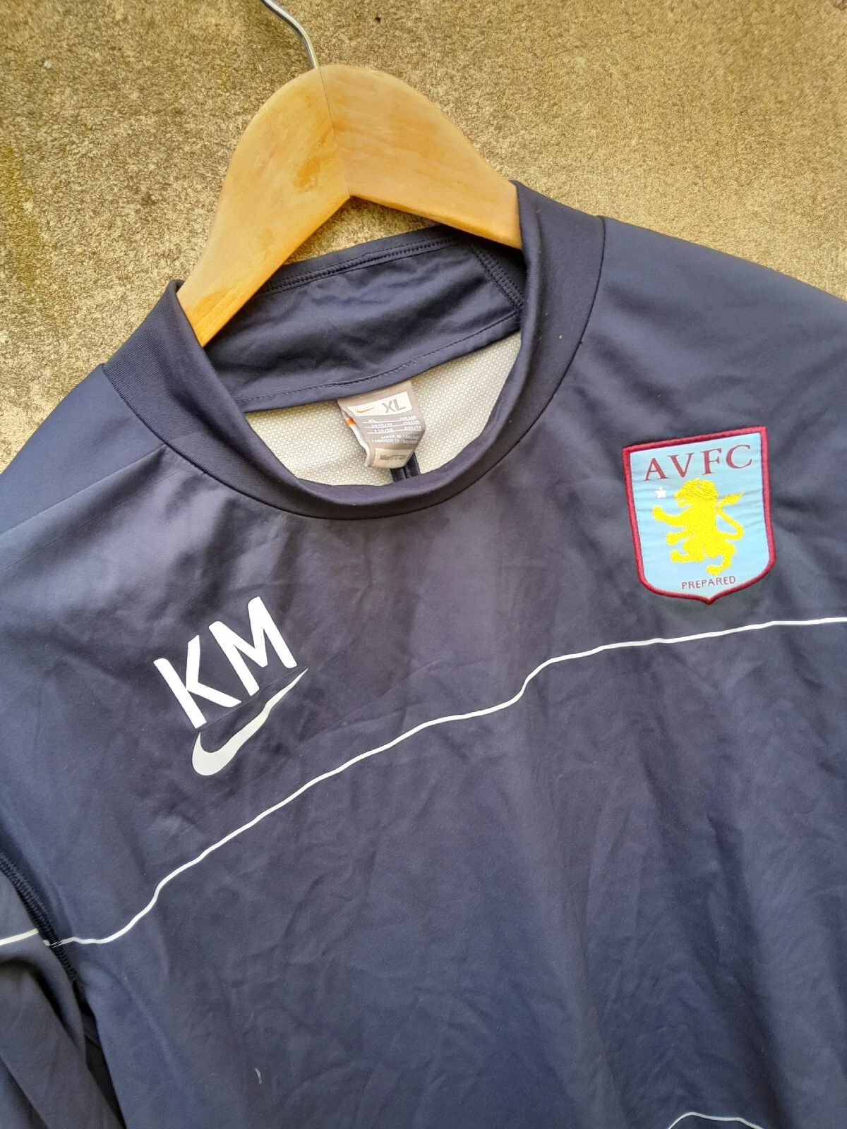 Aston Villa player issue football drill top / jersey. XL mens. - Image 2