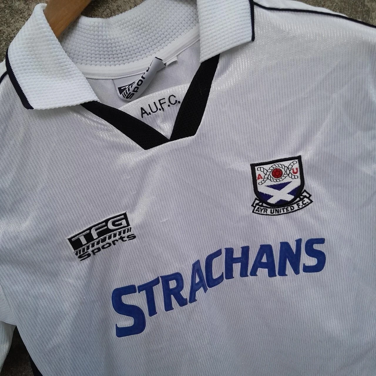Ayr United 1999-2000 home football shirt / jersey. - Image 2