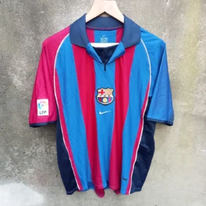 Barcelona 2001-02 Home football shirt | jersey, Mens Large