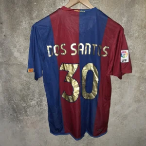 Barcelona 2006-07 home football shirt / jersey. Large mens, Giovanni Dos Santos