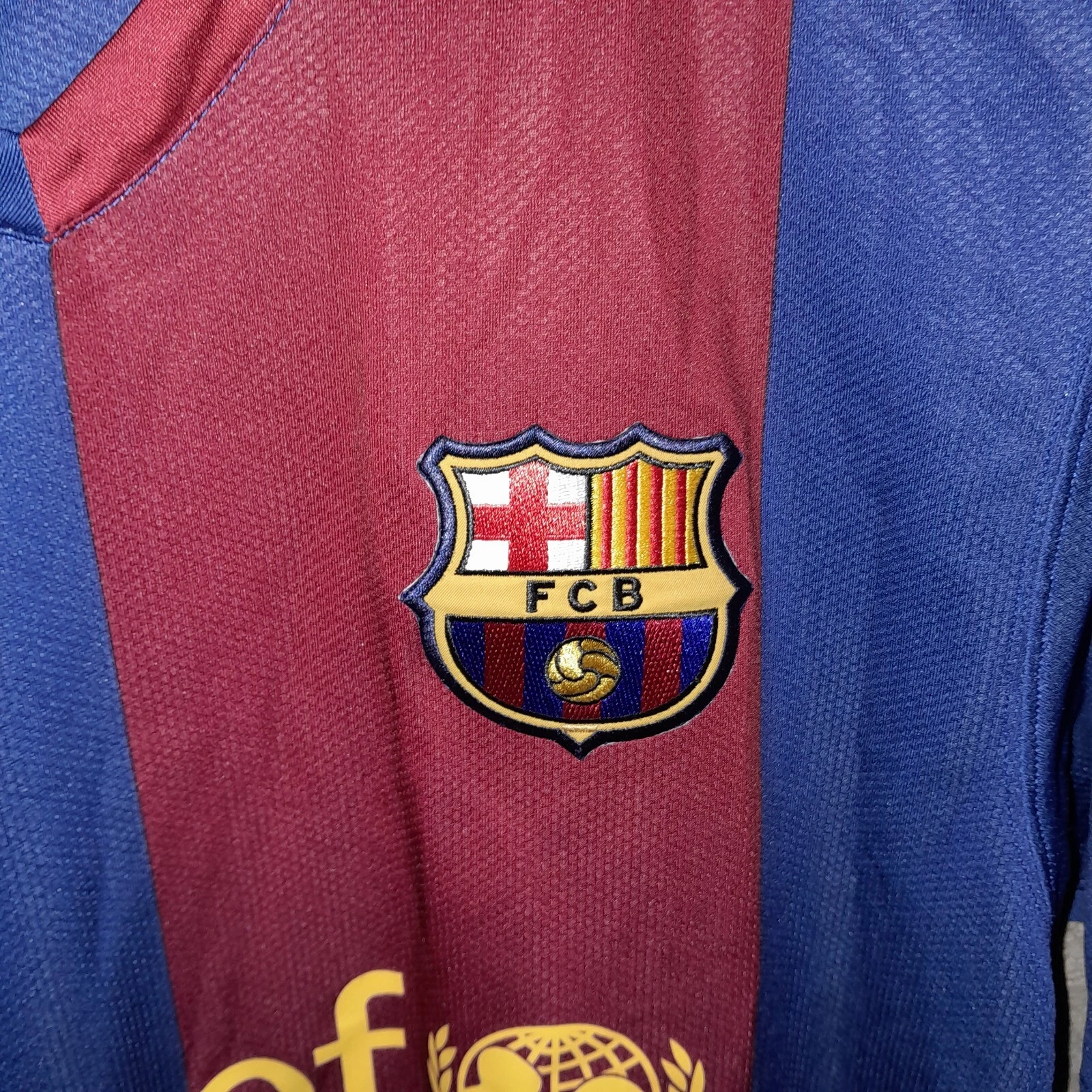 Barcelona 2006-07 home football shirt / jersey. Large mens, Giovanni Dos Santos - Image 4
