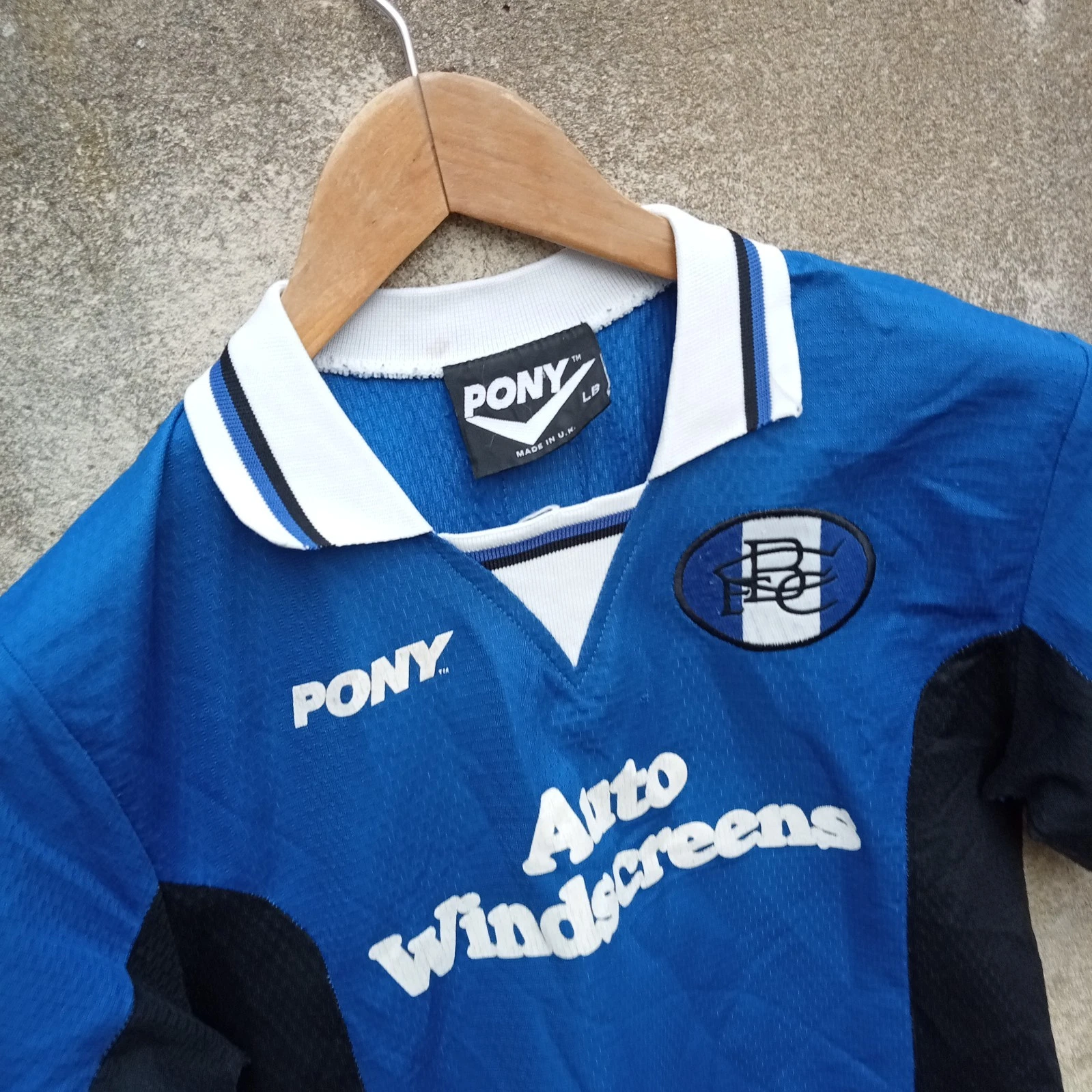 Birmingham City 1996-97 home football shirt | jersey, large boys - Image 2