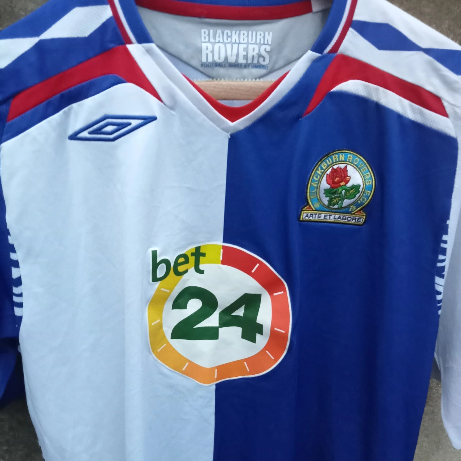 Blackburn Rovers 2006-07 Home football shirt | jersey, Mens XL - Image 2