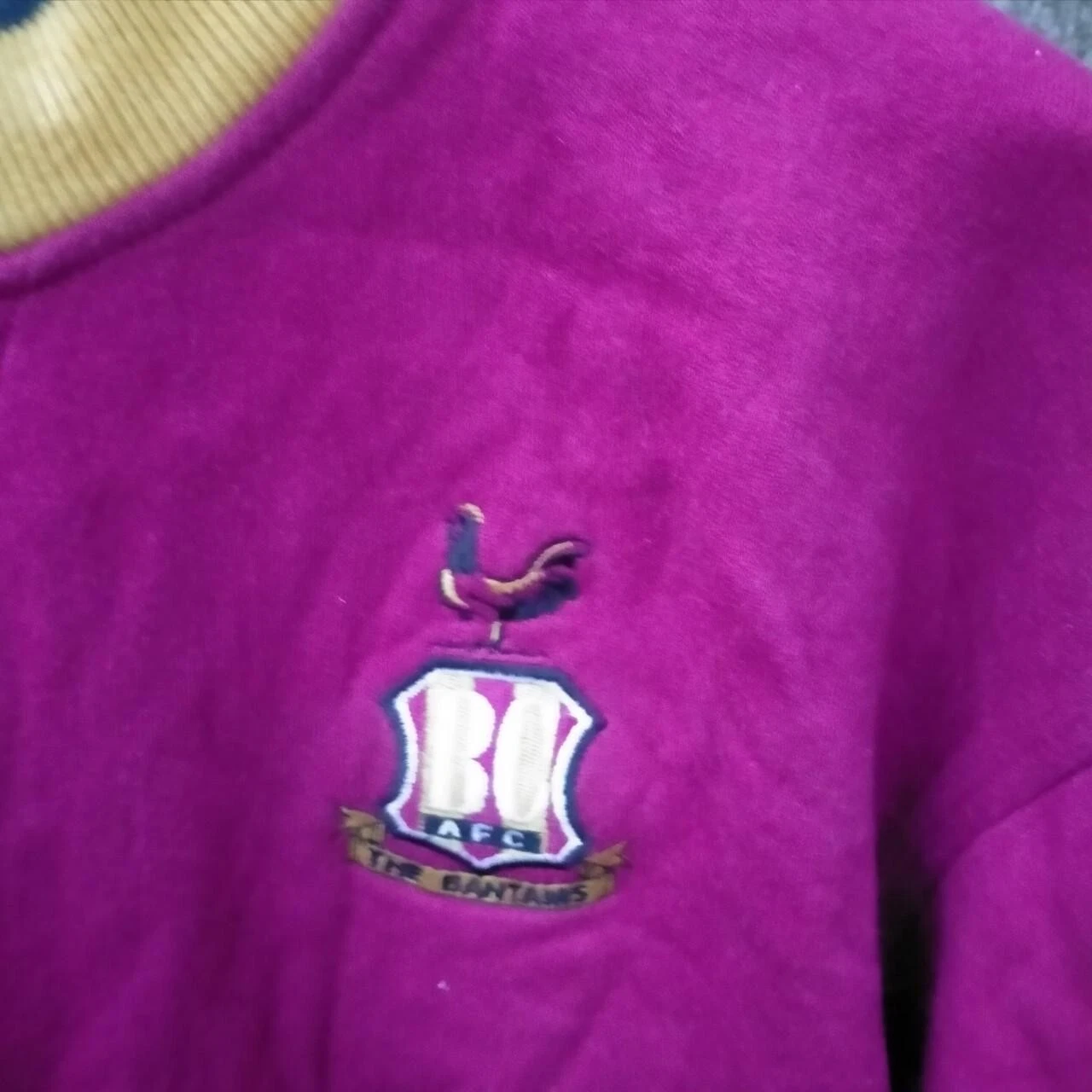 Bradford City 90s home football sweatshirt / jumper small mens - Image 2