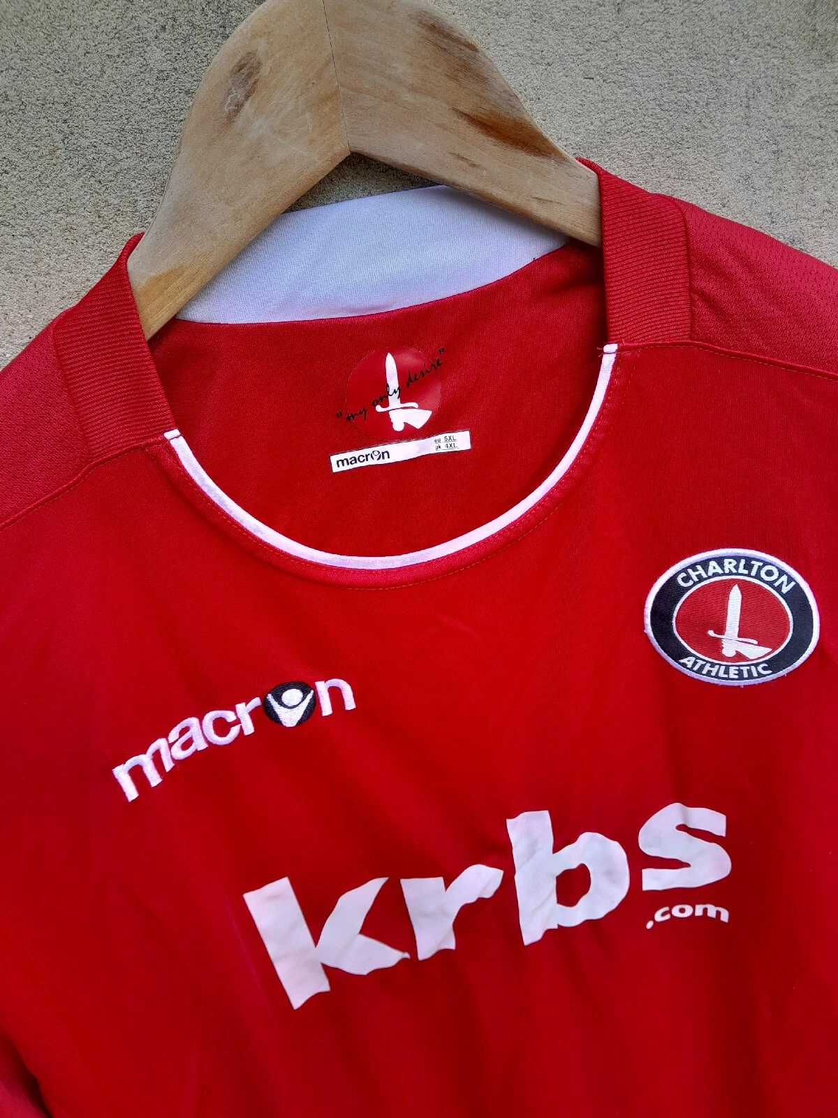 Charlton Athletic 2010-12 home football shirt / jersey. 4xl mens, xxxxl - Image 2