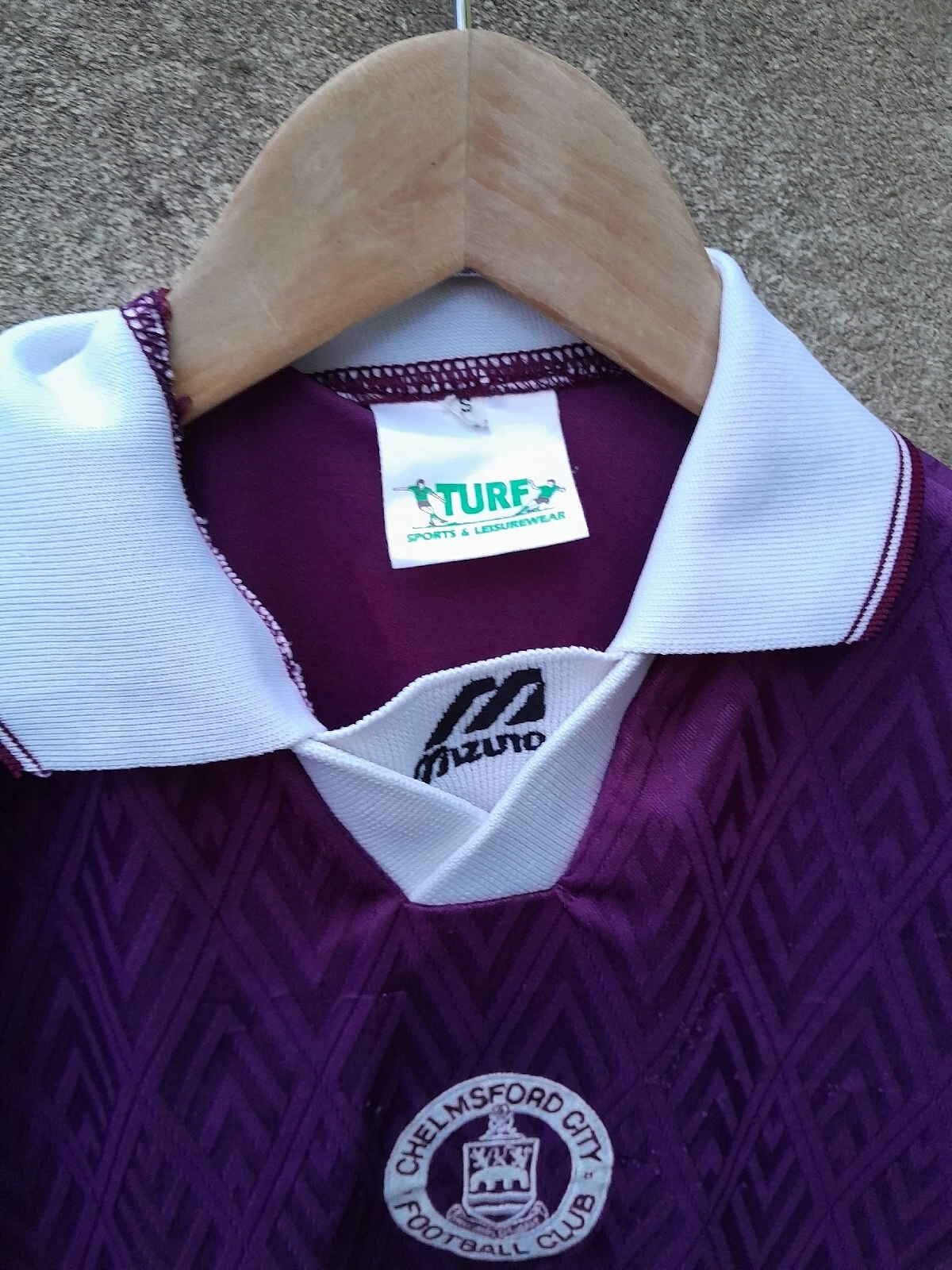 Chelmsford City 90s home football shirt / jersey. Small mens. - Image 2
