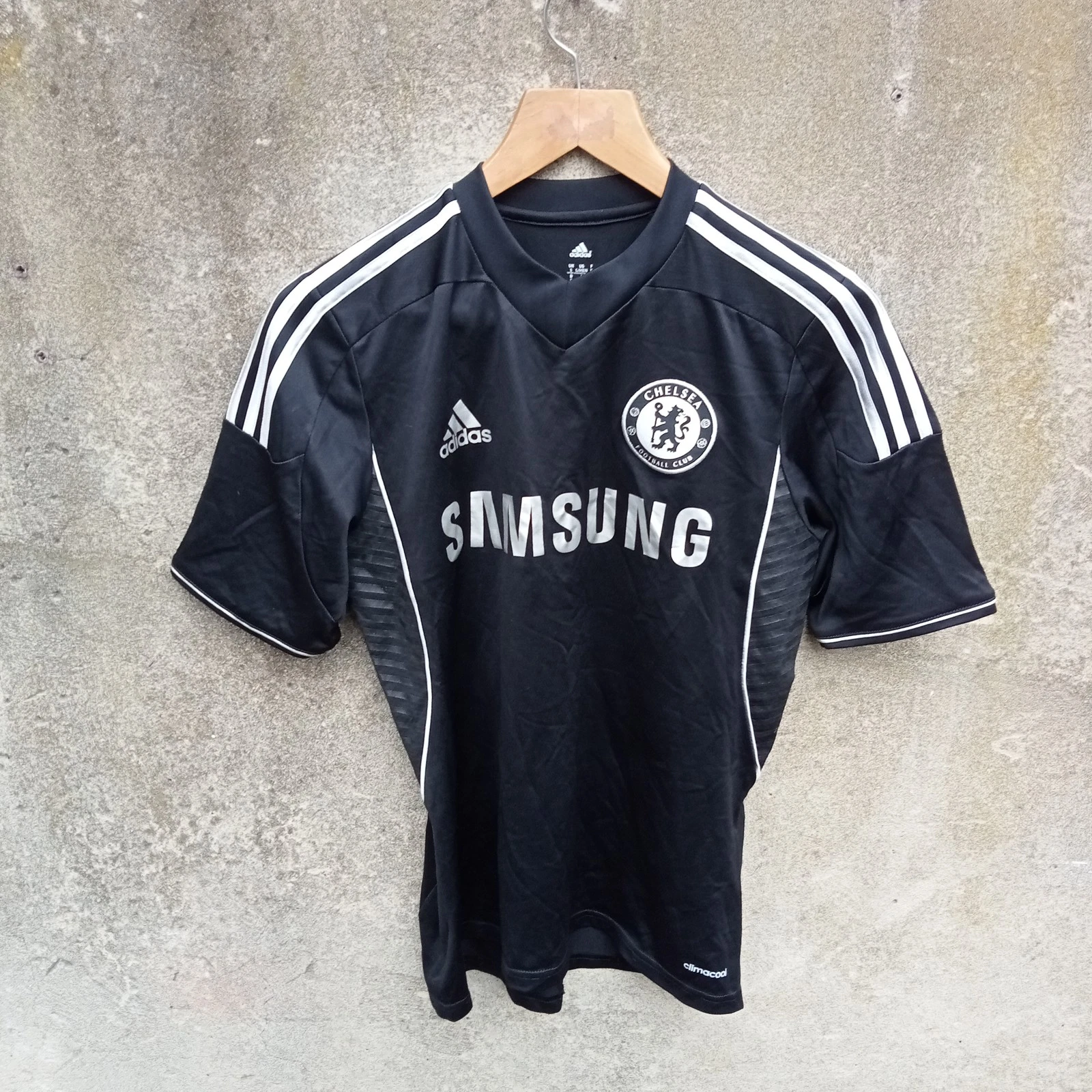 Chelsea 2013-14 third football shirt, Mens Small HAZARD 17 3rd