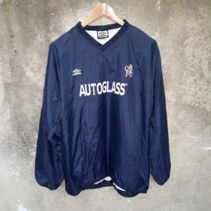 Chelsea 90s football waterproof training sweatshirt / pullover xxl mens. Bnwot