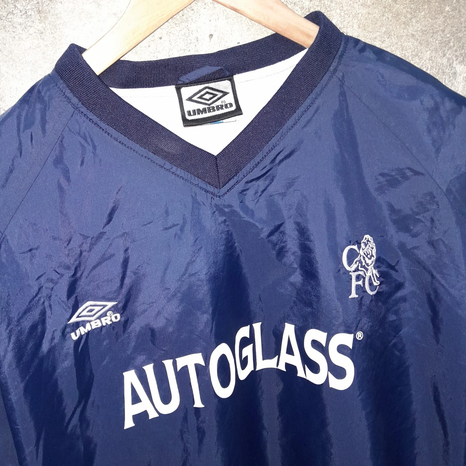 Chelsea 90s football waterproof training sweatshirt / pullover xxl mens. Bnwot - Image 2