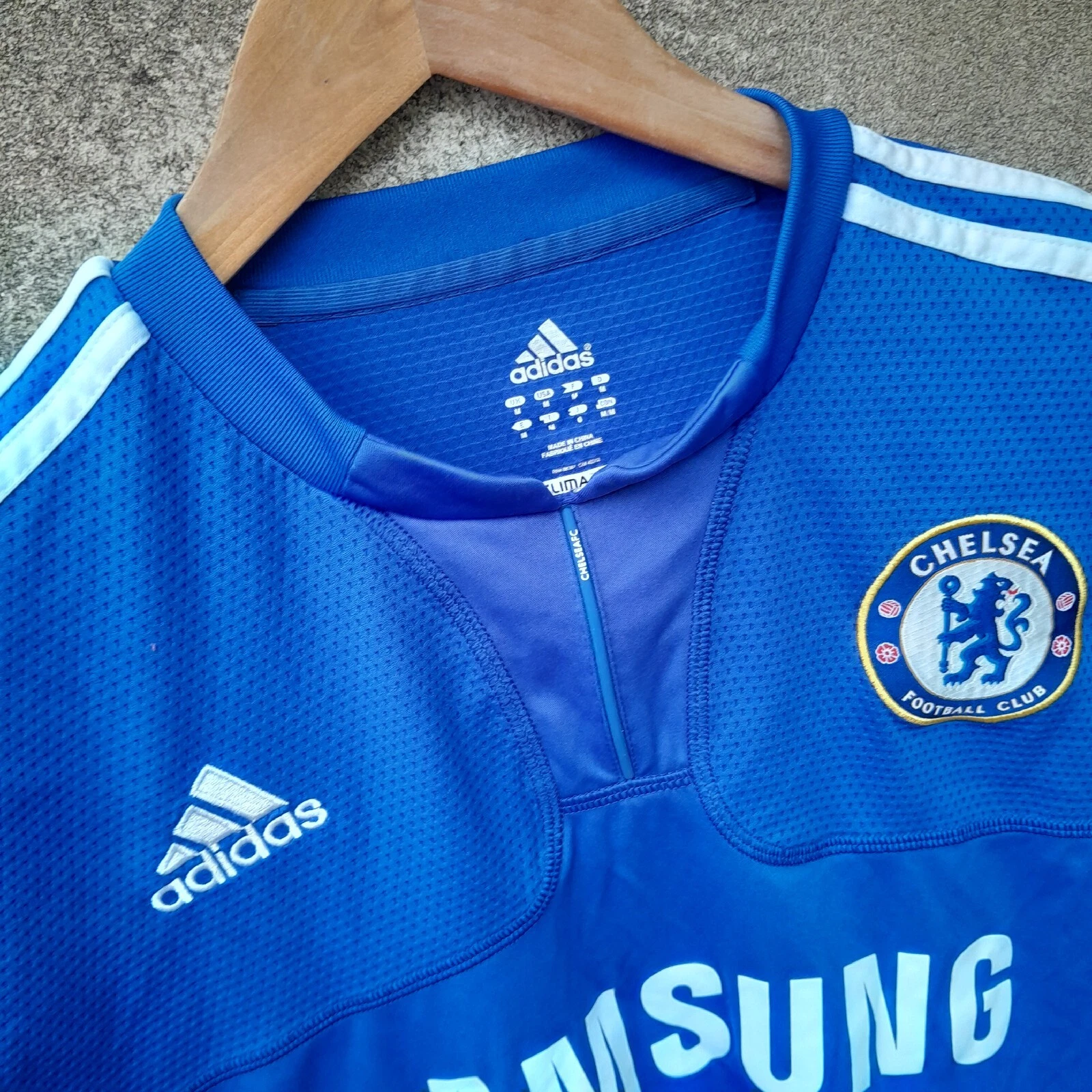 Chelsea home football shirt / jersey. Medium mens, adidas Roberto Di Matteo 16 - Image 3