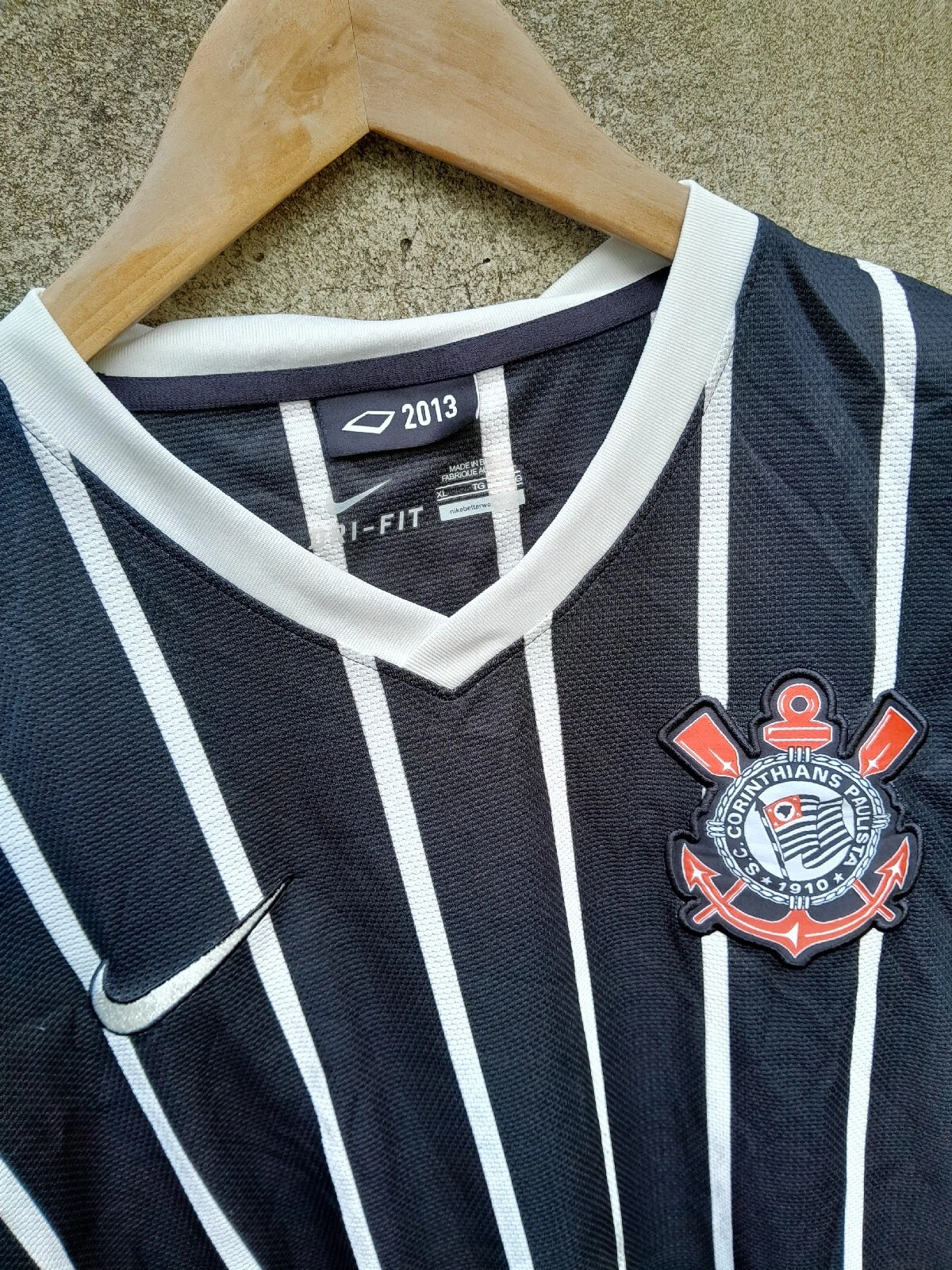 Corinthians 2013 away football shirt / jersey. XL mens - Image 2