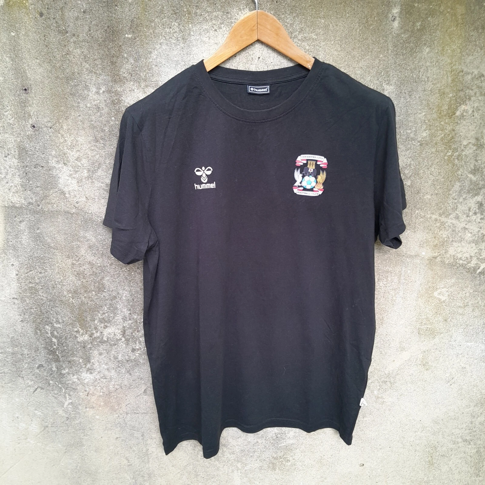 Coventry City black tshirt / jersey. XL mens.