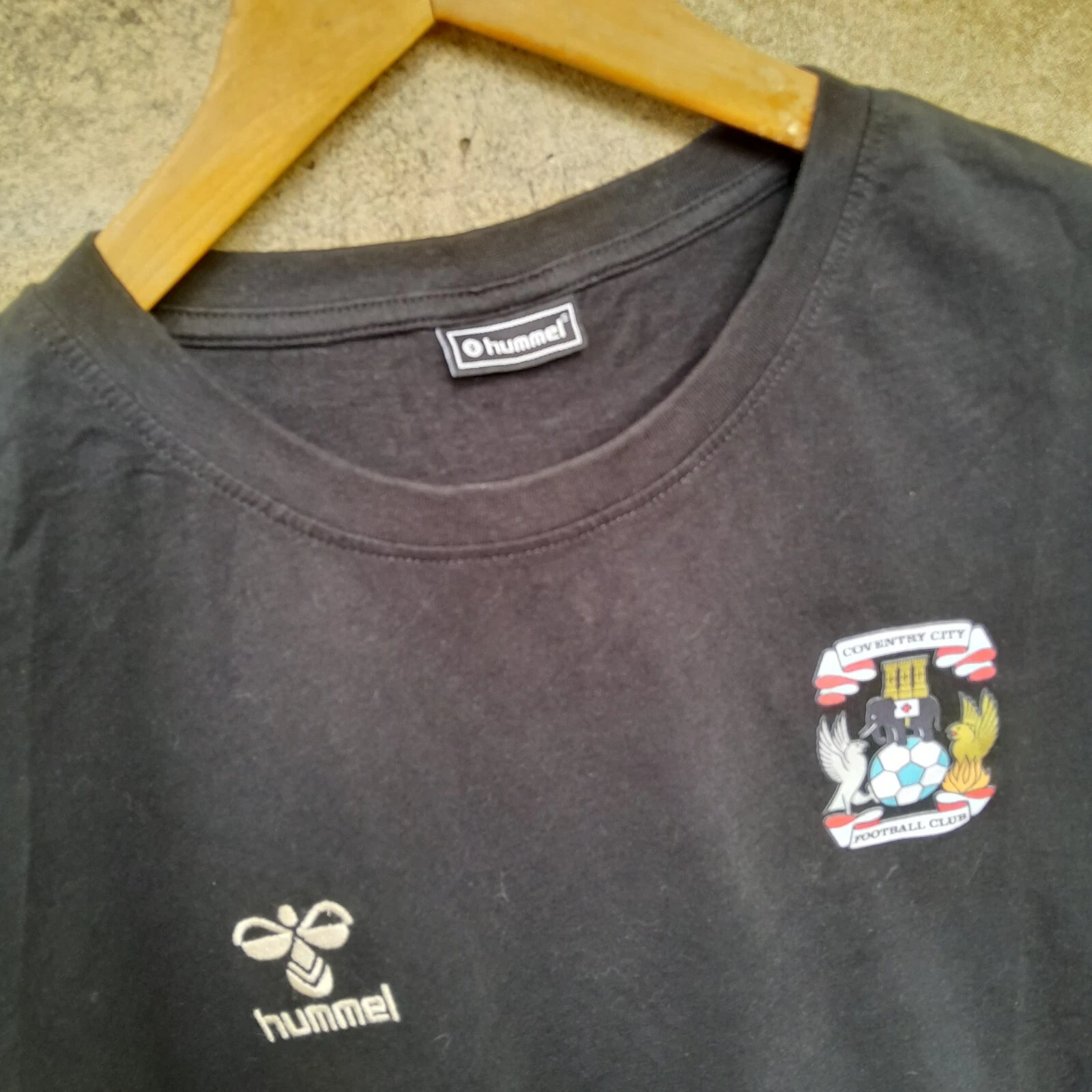 Coventry City black tshirt / jersey. XL mens. - Image 2