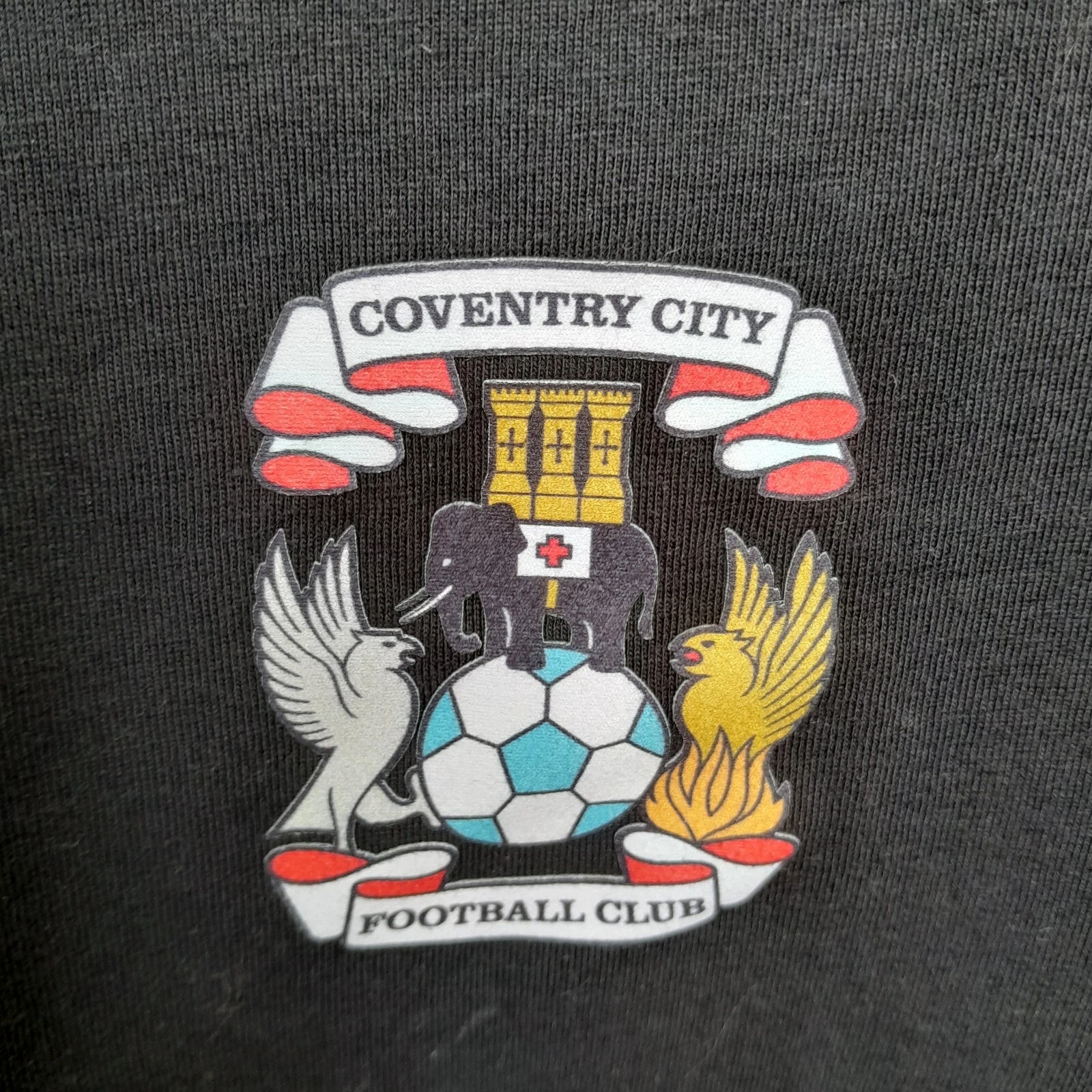 Coventry City black tshirt / jersey. XL mens. - Image 3