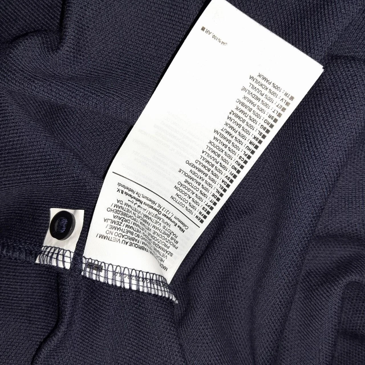 Coventry City navy training football polo shirt / jersey. Medium mens. - Image 7