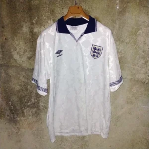 England 1990 home football shirt / jersey, umbro International, large mens, 44"