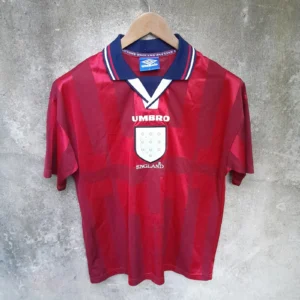 England 1998 world cup red away football shirt / jersey. XL boys, 13-14 years