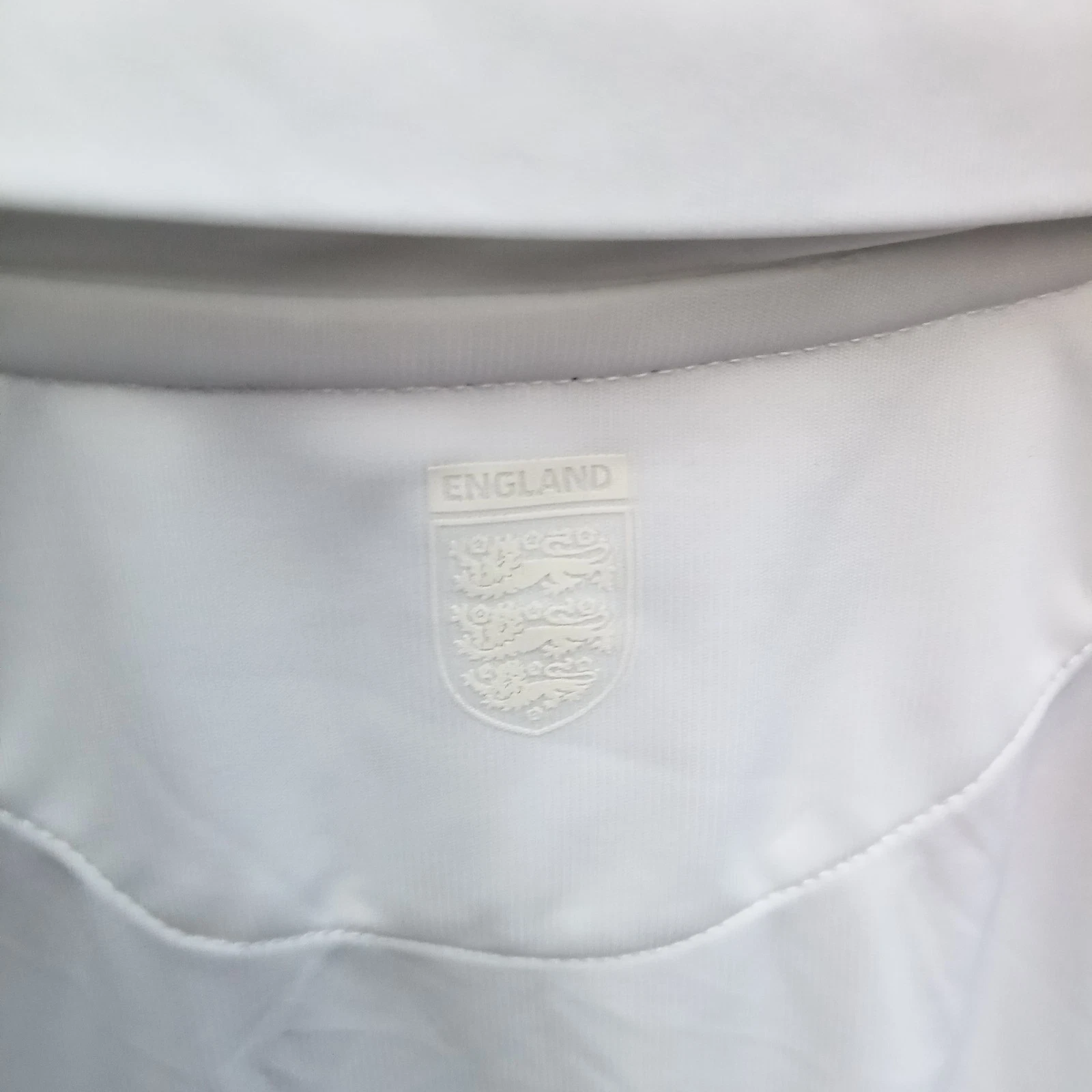 England 2001-03 training zip polo football shirt | jersey, Mens XL - Image 8