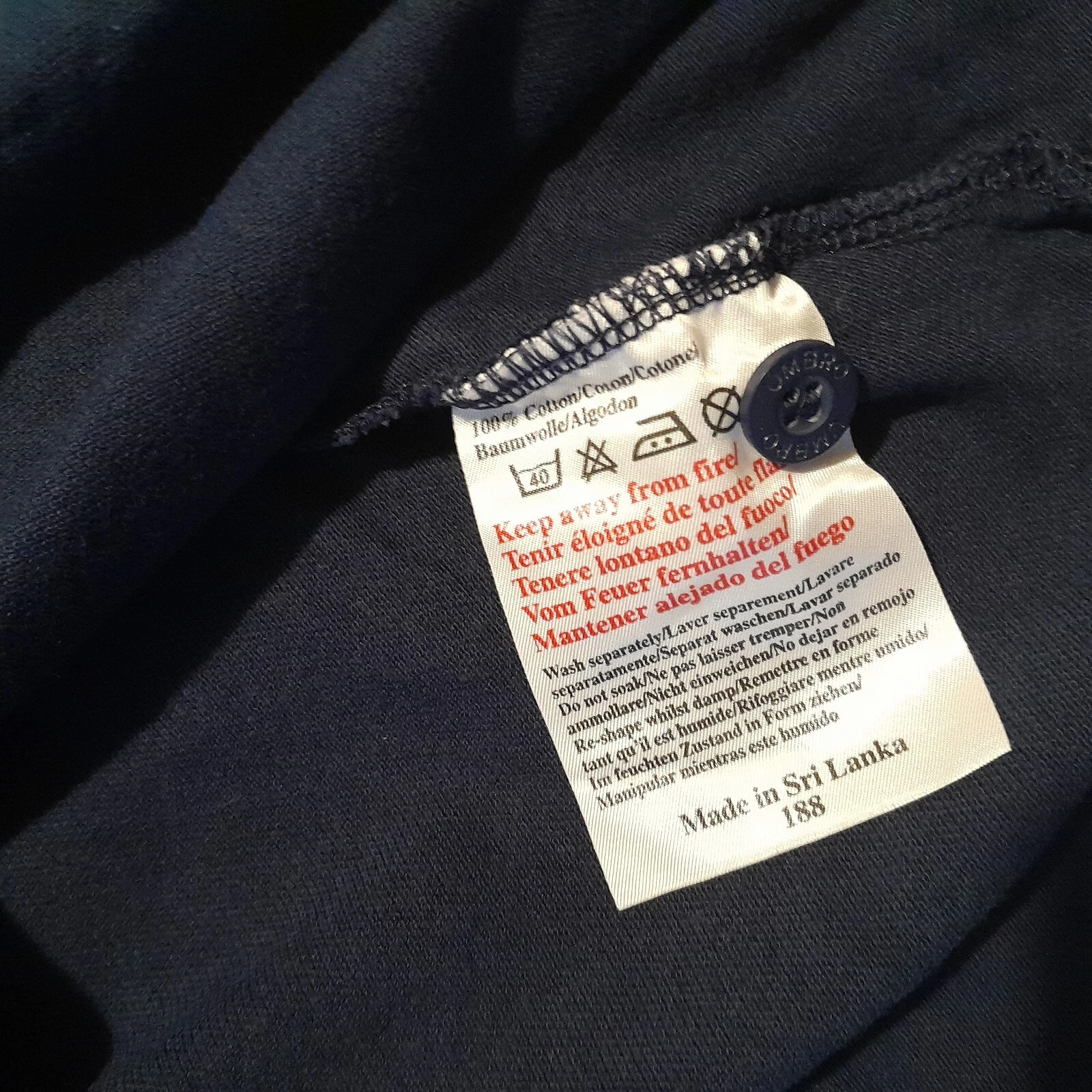 England 2002 navy football polo shirt / jersey. XL mens. - Image 6