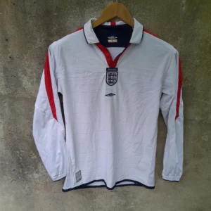 England 2004 home football shirt / jersey. Reversible 2003-05 . Long Sleeves