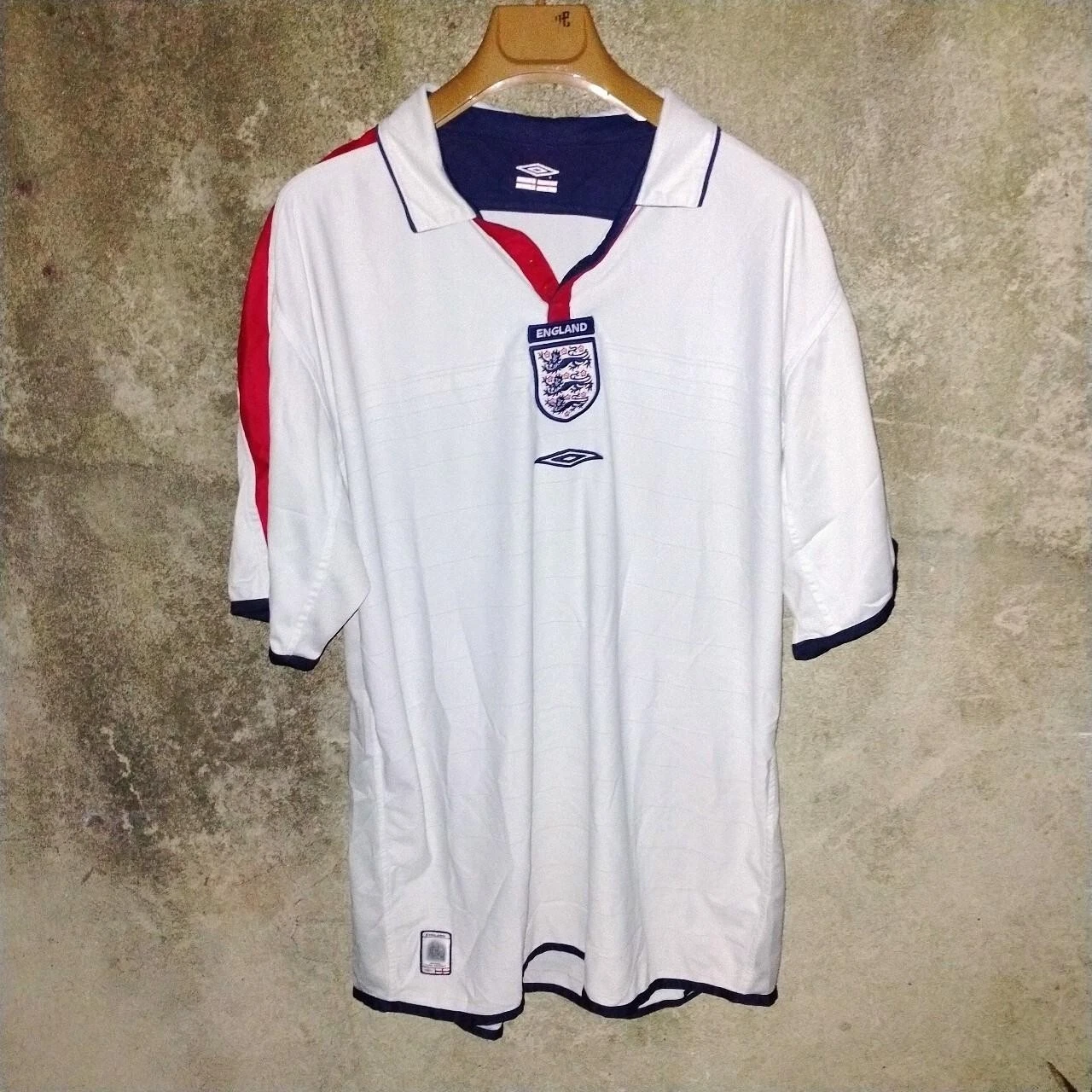 England 2004 home reversible football shirt / jersey. XL Mens 2003-05