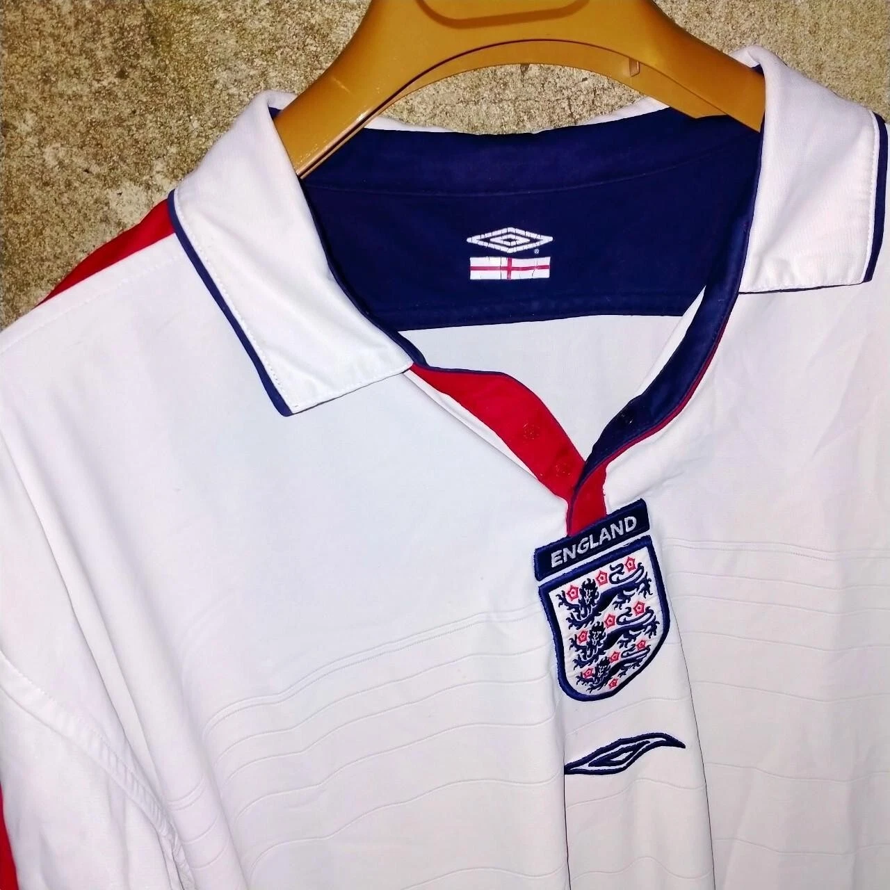 England 2004 home reversible football shirt / jersey. XL Mens 2003-05 - Image 2