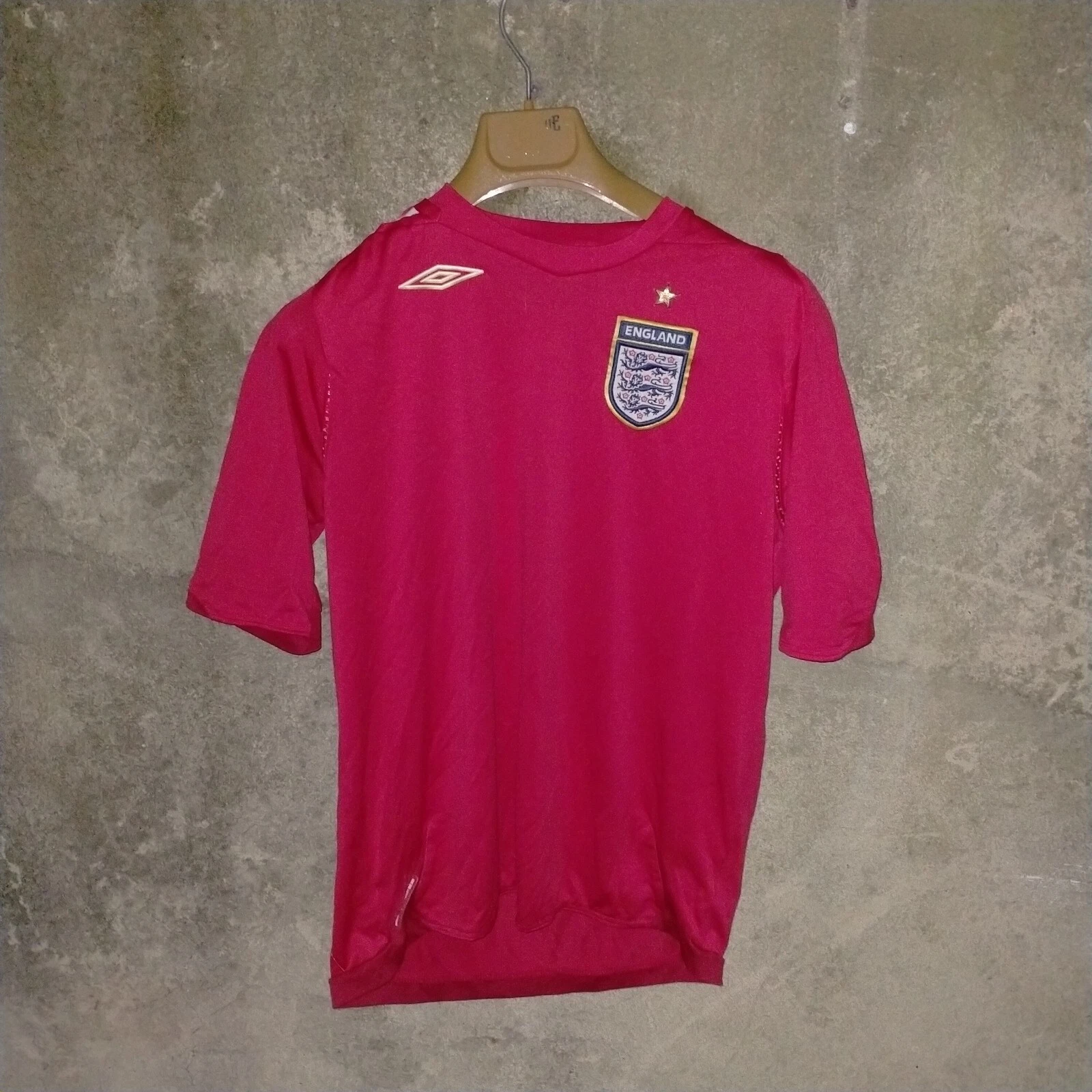 England 2006-08 away football shirt / jersey, xs mens