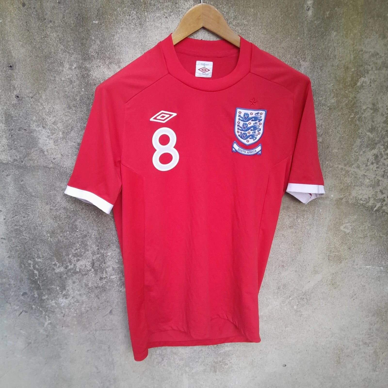 England 2010-12 away football shirt / jersey. Medium mens. Frank Lampard 8 - Image 2