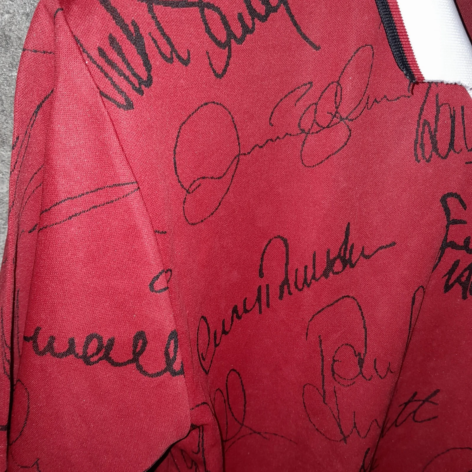 England 90s football shirt / jersey. Signed - Image 3