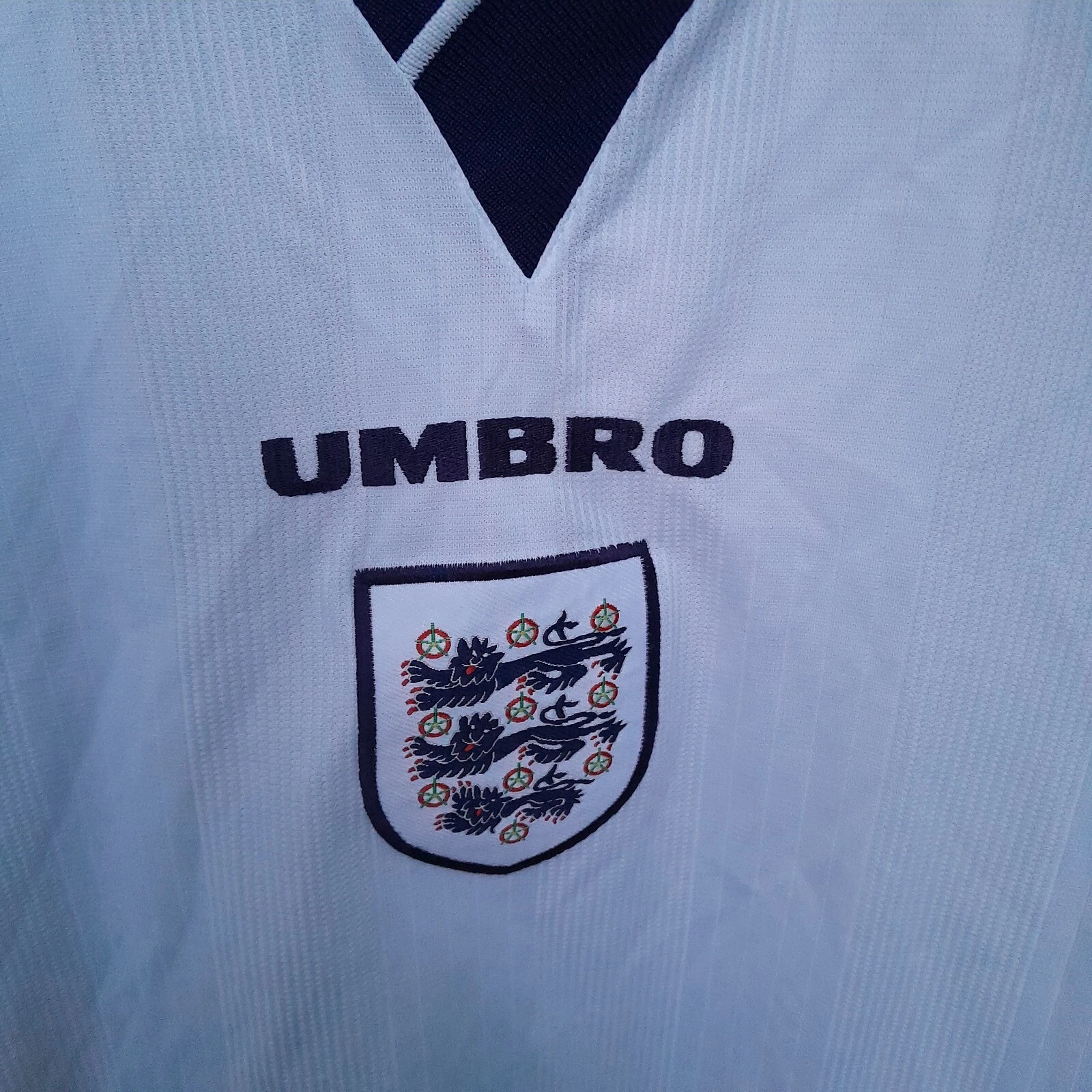 England Euro 96 home football shirt / jersey. Large mens 1996 - Image 2