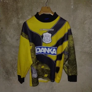 Everton 1995-96 goalkeeper football shirt / jersey, small mens