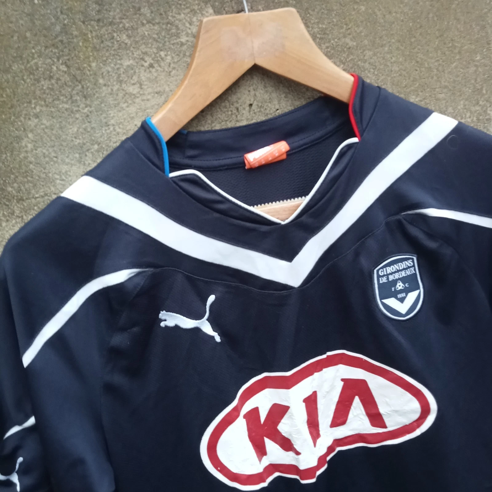 Girondins de Bordeaux 2010-11 Home football shirt | jersey, Mens Medium - Image 2