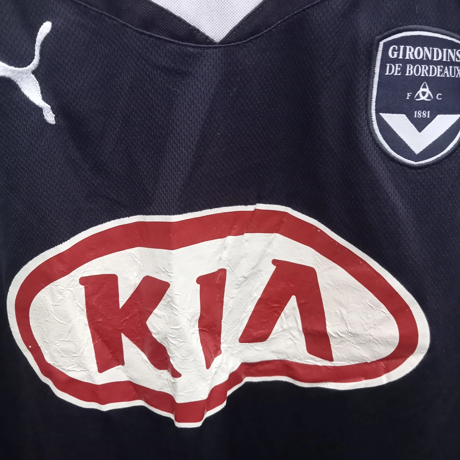 Girondins de Bordeaux 2010-11 Home football shirt | jersey, Mens Medium - Image 5