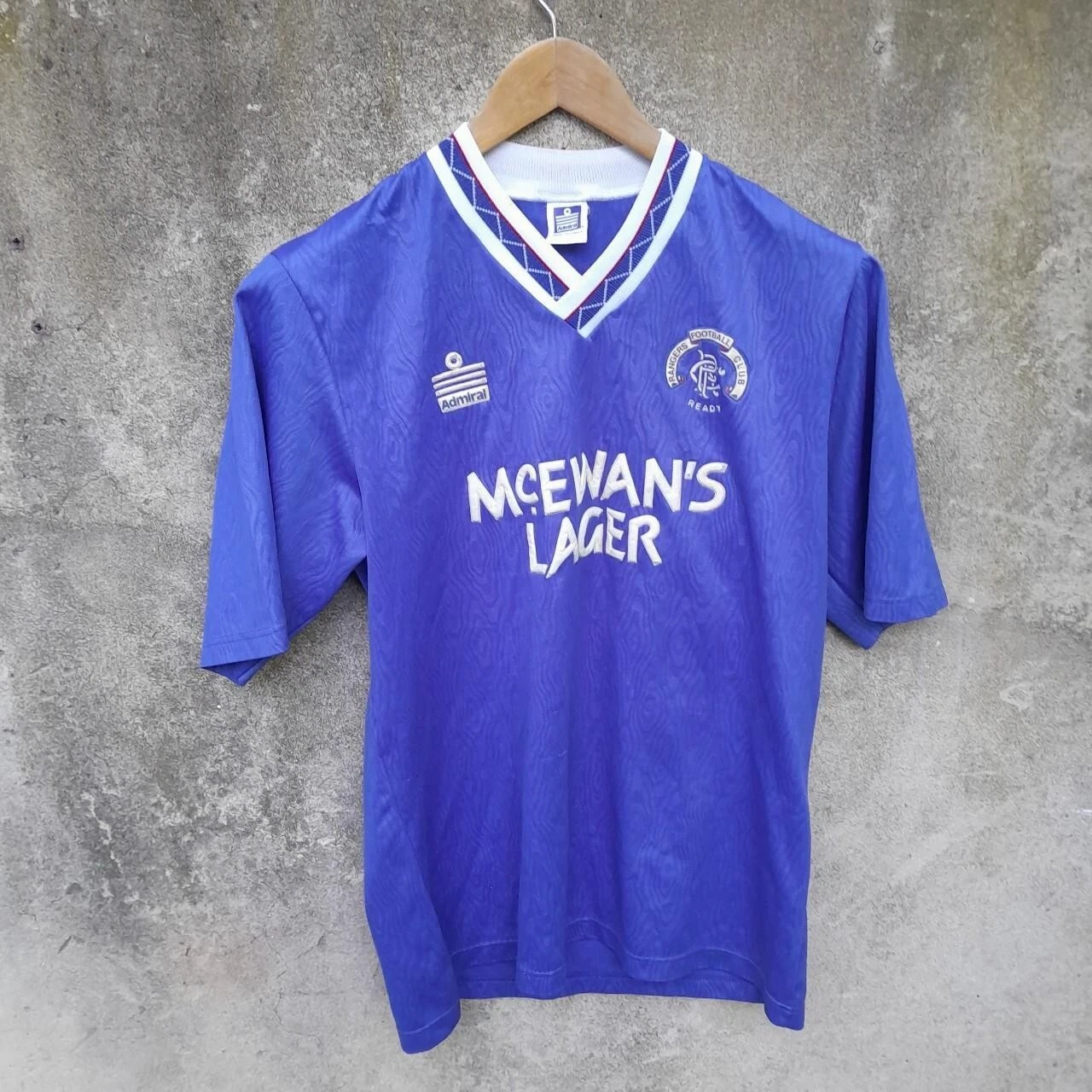 Glasgow Rangers 1990-92 home football shirt / jersey. Medium mens.