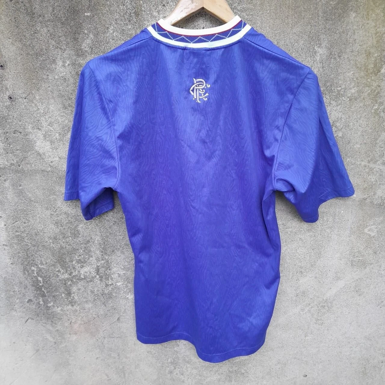 Glasgow Rangers 1990-92 home football shirt / jersey. Medium mens. - Image 6